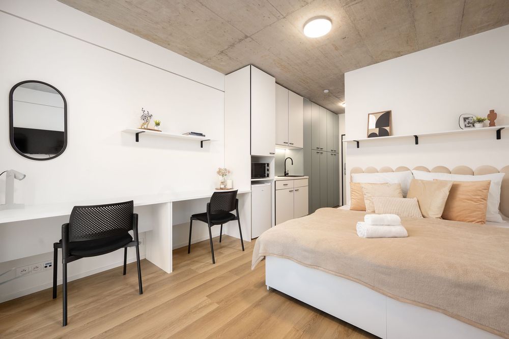 Moderní studiový byt v novém bytovém domě nedaleko centra Brna – ideální pro studenty a mladé profesionály — foto 4