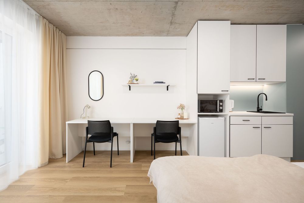 Moderní studiový byt v novém bytovém domě nedaleko centra Brna – ideální pro studenty a mladé profesionály — foto 5